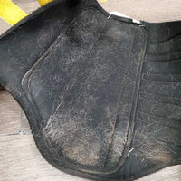 Pr Closed Hind Boots, velcro *gc/fair, older, faded, stains, hairy, torn, residue, dingy
