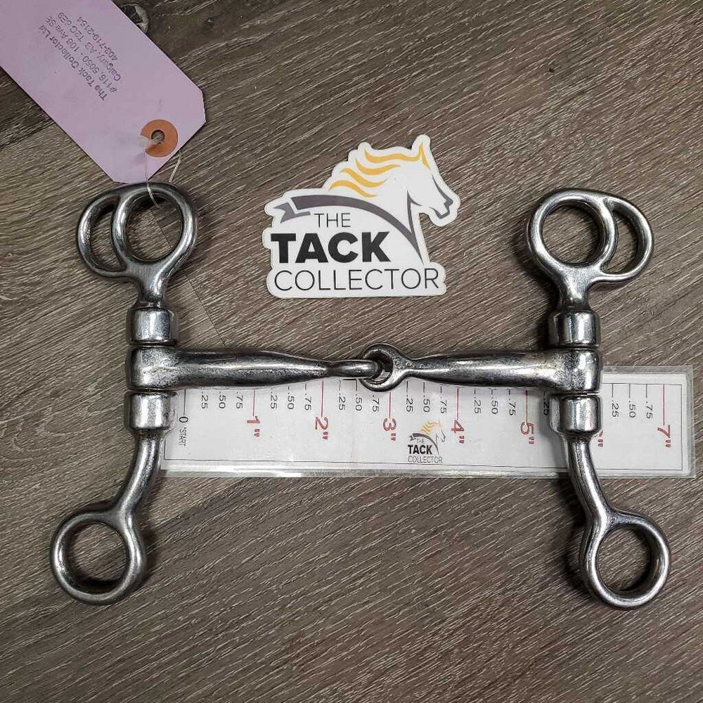 SS Heavy Tom Thumb Western Bit *gc/fair, clean, peeling, rusty, scrapes, scratches