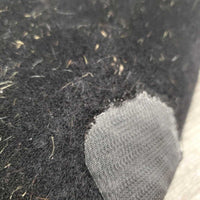 Pr Closed Front Boots, velcro *clean, hairy, faded, stains, velcro: frayed, weak & hairy