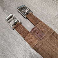 Synthetic Girth *vgc, mnr hair, clean, rubs, faded spots, older