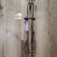 Rsd Bridle, Buckles *NO Noseband, mismatched cheeks, clean, scrapes, film, loose keepers, repair, CRACK, dry, v.stiff
