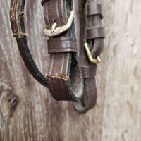 Rsd Bridle, Buckles *NO Noseband, mismatched cheeks, clean, scrapes, film, loose keepers, repair, CRACK, dry, v.stiff
