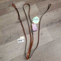 Narrow Flat Leather Stranding Martingale, tag *new, older
