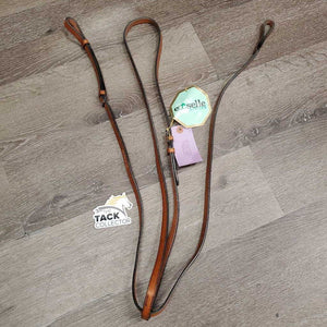 Narrow Flat Leather Stranding Martingale, tag *new, older