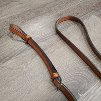 Narrow Flat Leather Stranding Martingale, tag *new, older
