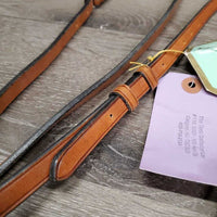 Narrow Flat Leather Stranding Martingale, tag *new, older
