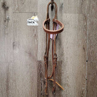 Light & Thick Western Headstall *gc/vgc, mismatched, crackes, sm dings, too small holes

