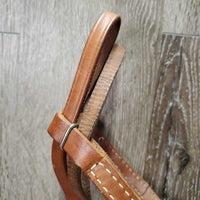 Light & Thick Western Headstall *gc/vgc, mismatched, crackes, sm dings, too small holes
