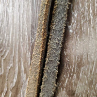 v.narrow Headstall, Top Buckle Crown Piece *gc, dirty, older, stiff, film, v.short throat
