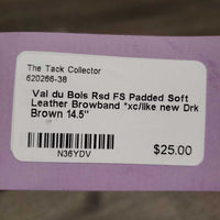 Rsd FS Padded Soft Leather Browband *xc/like new
