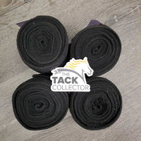 4 Fleece Polos, mesh bag *vgc, dirty edges
