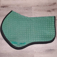 Quilt Jumper Saddle Pad *gc, clean, v. faded, rubs, puckers, mnr hair, threads
