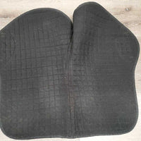 Quilt Jumper Saddle Pad *gc, clean, v. faded, rubs, puckers, mnr hair, threads