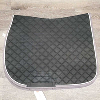 Quilt Jumper Saddle Pad *gc, v. faded, pilly, rubs, puckers, mnr hair