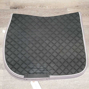 Quilt Jumper Saddle Pad *gc, v. faded, pilly, rubs, puckers, mnr hair