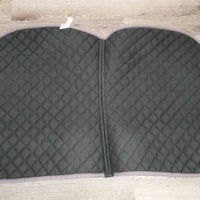 Quilt Jumper Saddle Pad *gc, v. faded, pilly, rubs, puckers, mnr hair