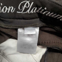 Full Seat Breeches *gc, faded, pocket: crumbled cookie residue, snags, rubs, seam puckers
