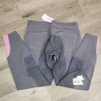Full Seat Breeches *gc, faded, dirt?stains, seam puckers, pilly inside, curled waist
