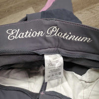 Full Seat Breeches *gc, faded, dirt?stains, seam puckers, pilly inside, curled waist