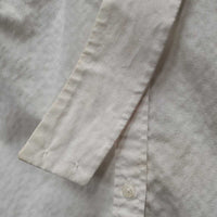 LS Show Shirt, 2x Button Collars *gc, older, v.puckered, stained collar
