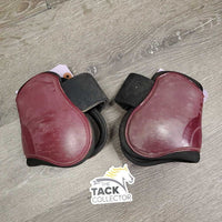 Hind Boots, velcro *gc, dirty, scrapes, residue, scratches, mnr hair
