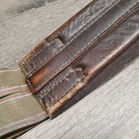 Leather Girth, 2x els *fair, clean, rubs, dirty, UNSTITCHED
