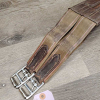 Leather Girth, 2x els *fair, clean, rubs, dirty, UNSTITCHED
