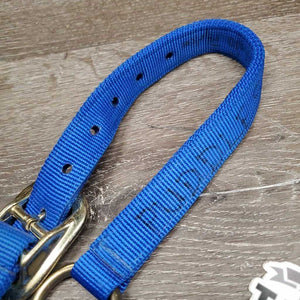Padded Nylon Grooming Halter *gc/fair, dirty, cracking & peelling, stickyish, hair