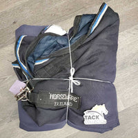 Med Winter Blanket, Tail *gc, mnr hair, wpf, faded, repairs, snags, v. rubbed edges, scuffs

