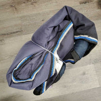 Med Winter Blanket, Tail *gc, mnr hair, wpf, faded, repairs, snags, v. rubbed edges, scuffs
