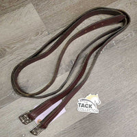 Thick Sitrrup Leathers *vgc, mnr dents, scrapes, rubs, stiff, dry, xholes, slice