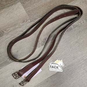 Thick Sitrrup Leathers *vgc, mnr dents, scrapes, rubs, stiff, dry, xholes, slice
