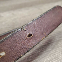 Thick Sitrrup Leathers *vgc, mnr dents, scrapes, rubs, stiff, dry, xholes, slice
