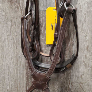 Padded Monocrown Figure 8 Bridle, Clinker, tag *new