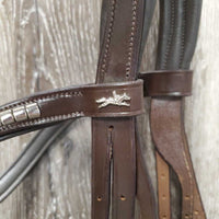 Padded Monocrown Figure 8 Bridle, Clinker, tag *new
