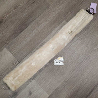 Hvy Nylon Web Fleece Lined Surcingle, 8 Rings *N0 Straps, gc, dirt, hair