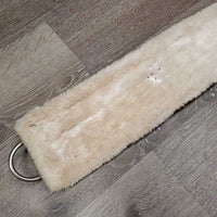 Hvy Nylon Web Fleece Lined Surcingle, 8 Rings *N0 Straps, gc, dirt, hair
