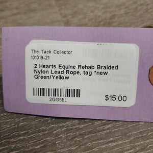 Braided Nylon Lead Rope, tag *new