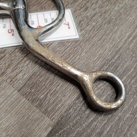SS Curved Cowboy Pelham - Tom Thumb Western Bit *gc, v.dirty, scratches
