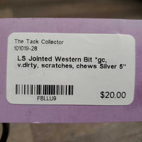 LS Jointed Western Bit *gc, v.dirty, scratches, chews
