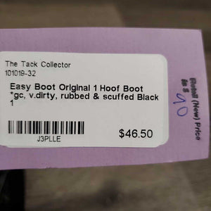 1 Hoof Boot *gc, v.dirty, rubbed & scuffed
