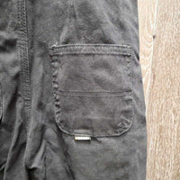 JUNIORS Canvas Coveralls *gc, faded, dirty, hairy, seam puckers
