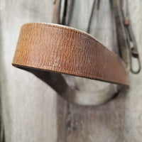 Flat Leather Bridle, Laced Reins *gc, dirt, stains, loose keepers, older, cracks
