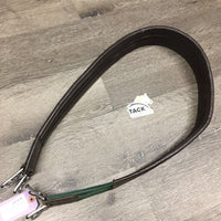 Flat Synthetic Leather Girth 1x Elastic *gc/fair, creases, dents, rubs, faded, scrapes, mnr dirt, stiff, dry, hairy seams
