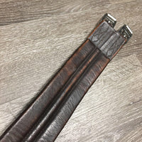 Flat Synthetic Leather Girth 1x Elastic *gc/fair, creases, dents, rubs, faded, scrapes, mnr dirt, stiff, dry, hairy seams
