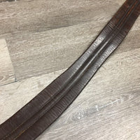 Flat Synthetic Leather Girth 1x Elastic *gc/fair, creases, dents, rubs, faded, scrapes, mnr dirt, stiff, dry, hairy seams