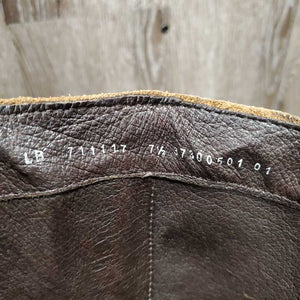 Tall Soft Leather Western Style Boots, inner Zips *gc, stains, rubs, faded, stains, scratches