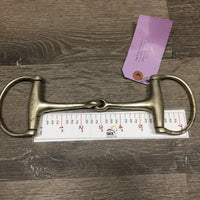 VINTAGE Narrow Small D Ring Bit *gc, chews, scratches, stains, gunk, joints: loose, 1 pulled