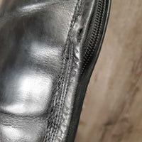 Field Boots, zips *gc, clean, replaced zippers, rubs, mnr scuffs, mismatched snaps, polished :)
