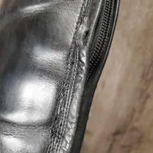 Field Boots, zips *gc, clean, replaced zippers, rubs, mnr scuffs, mismatched snaps, polished :)